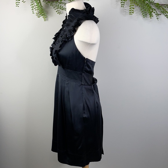 BCBG Max Azria ruffle front halter dress - Picture 9 of 13